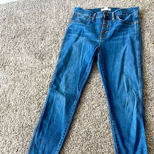 Madewell light wash jeans